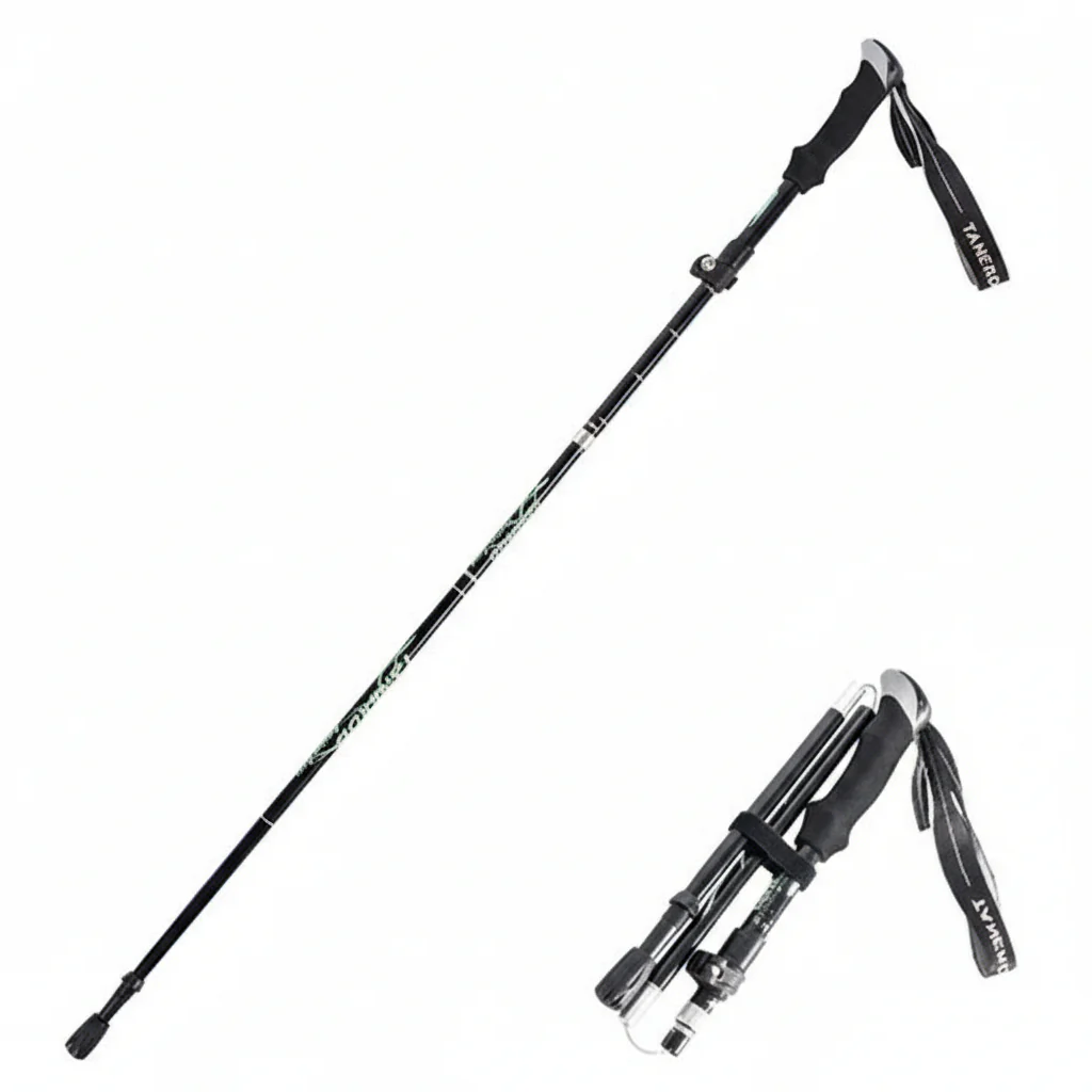 Foldable Hiking Pole and Adjustable Trekking Gear - Image 2