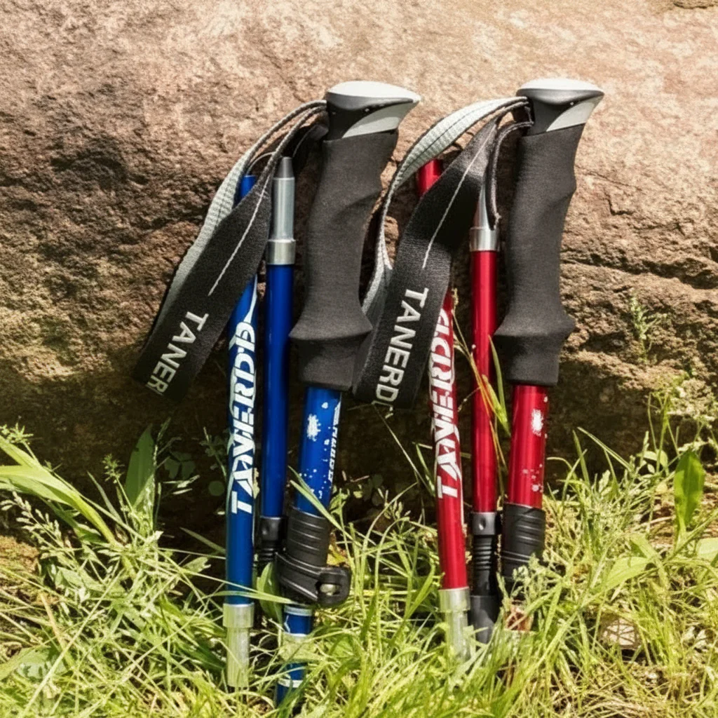 Foldable Hiking Pole and Adjustable Trekking Gear - Image 6