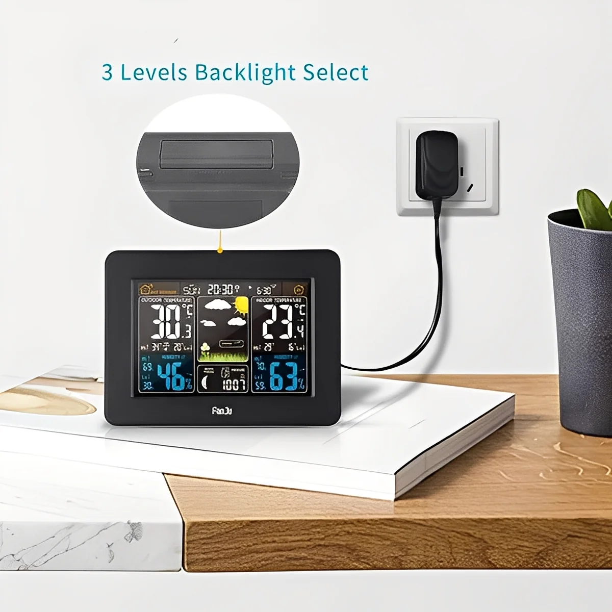 Wireless Temperature and Humidity Monitor for Indoor and Outdoor Use - Image 2
