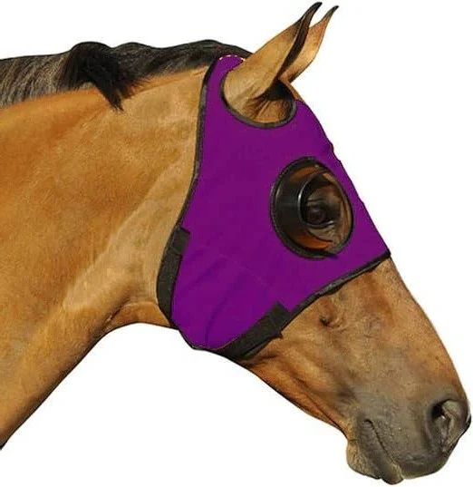Horse Blinders with Adjustable Leather Straps - Image 5