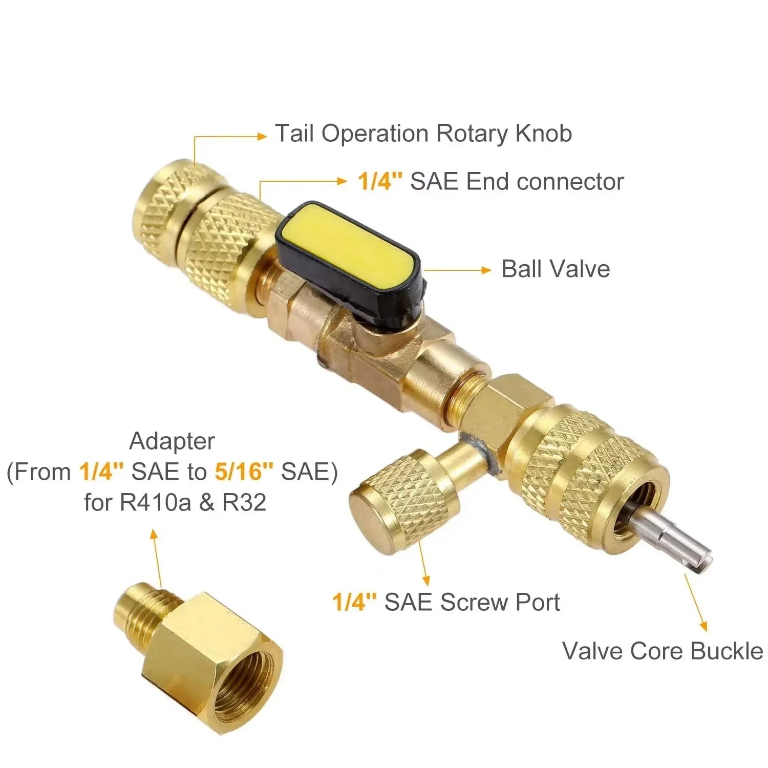 HVAC Valve Tool, Dual Size Core Installer and Extractor - Image 6