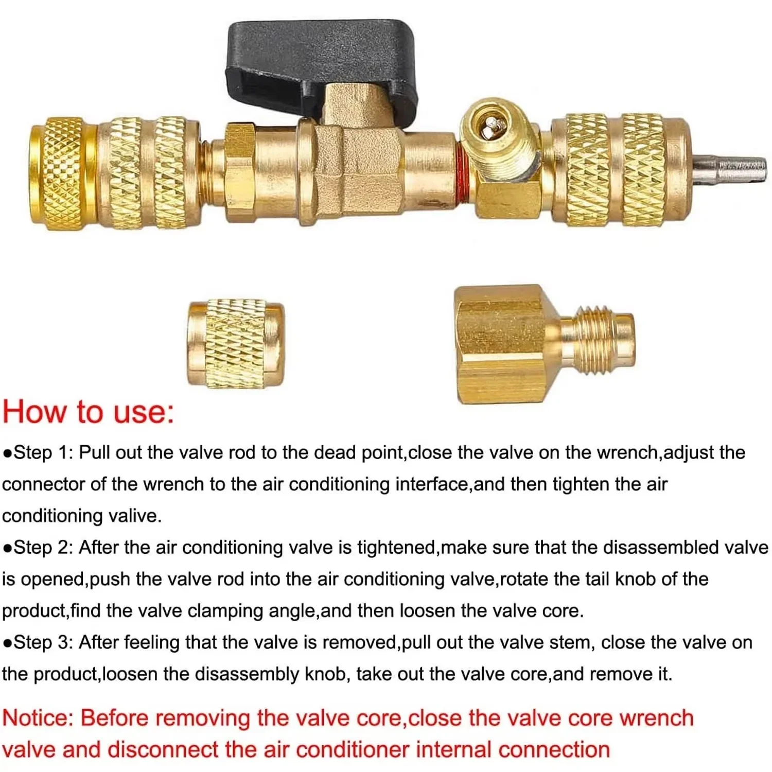 HVAC Valve Tool, Dual Size Core Installer and Extractor - Image 9