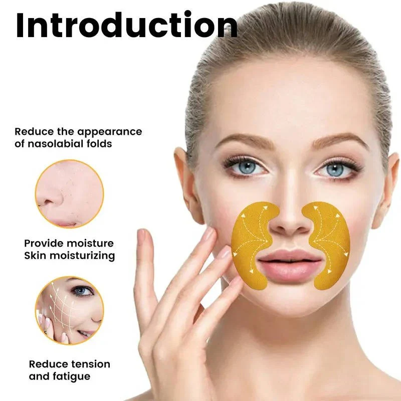 Moisturizing Face Patches for Smile Lines and Forehead, 10 Pack - Image 2