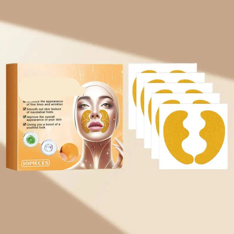 Moisturizing Face Patches for Smile Lines and Forehead, 10 Pack - Image 3