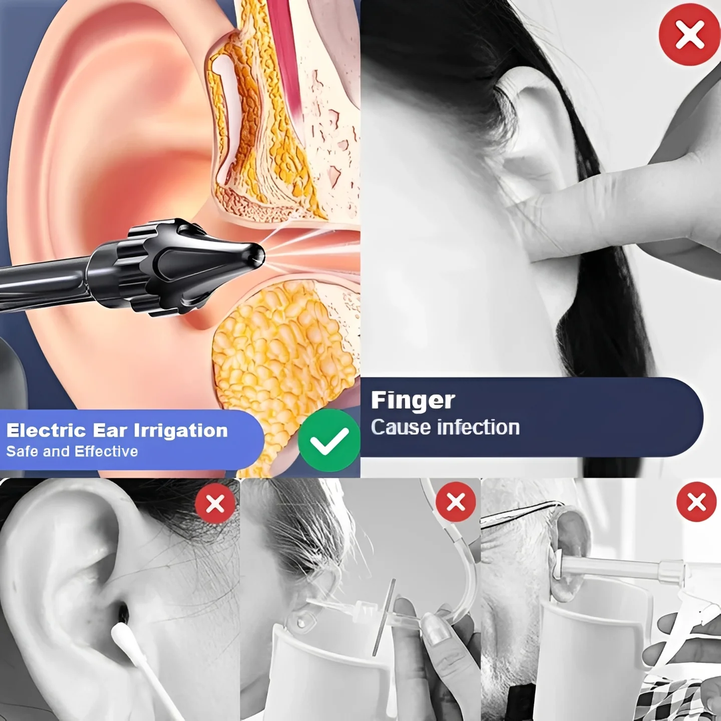 Water Based and USB Rechargeable Ear Rinsing Device - Image 2