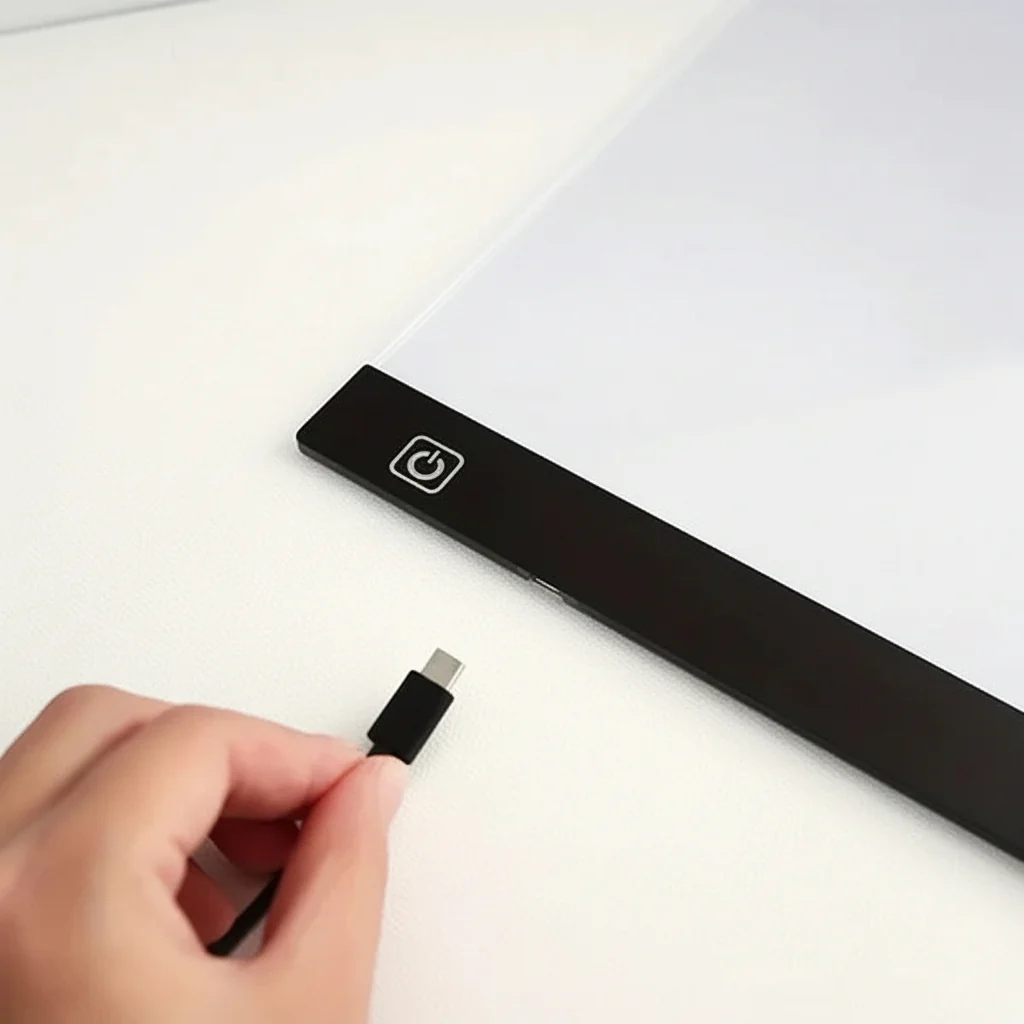 Illuminated Creative Tablet and A4 LED Tracing Light Box - Image 3