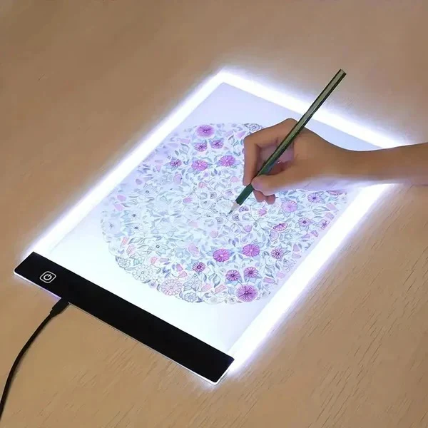 Illuminated Creative Tablet and A4 LED Tracing Light Box - Image 4