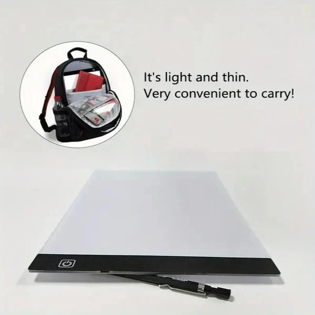 Illuminated Creative Tablet and A4 LED Tracing Light Box - Image 8