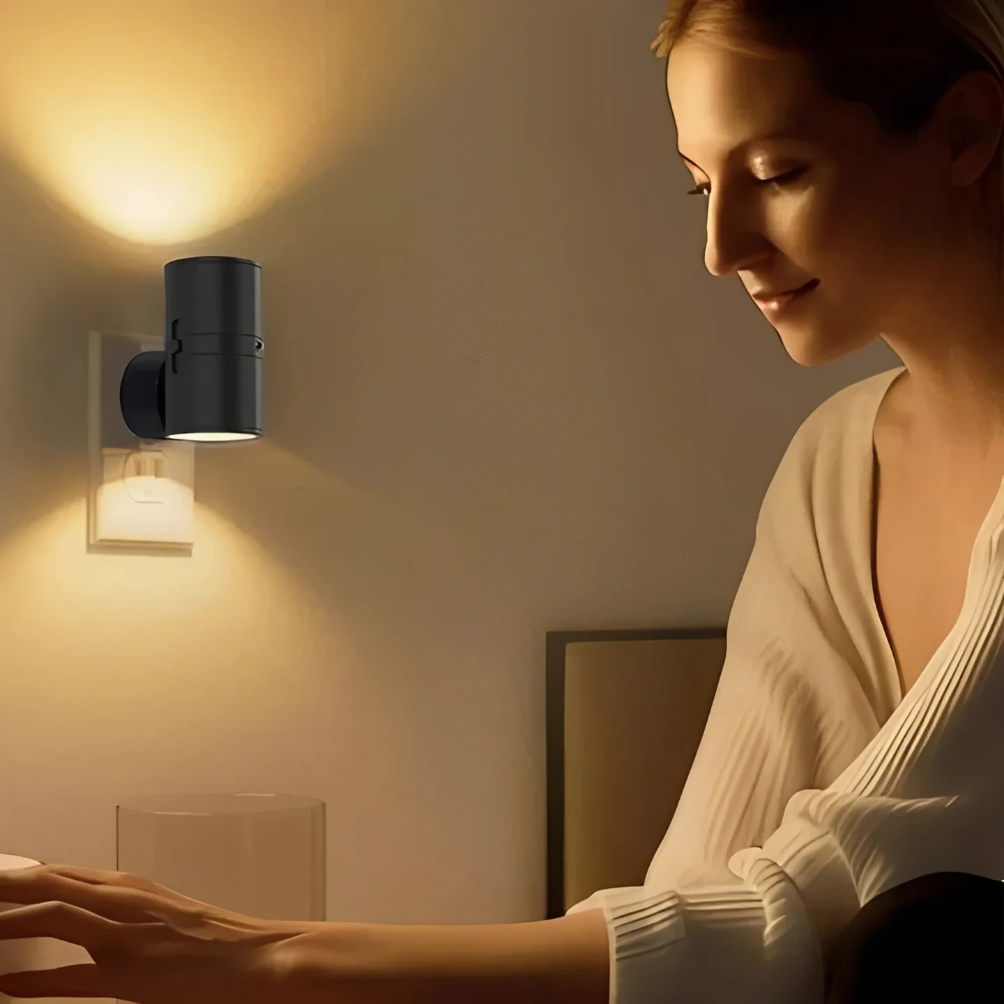 Plug In LED Night Light with Light Sensor - Image 4