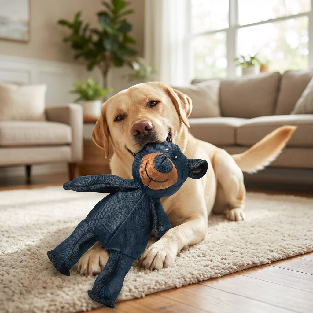 Chew Resistant Interactive Bear Dog Toys for Heavy Chewers - Image 3