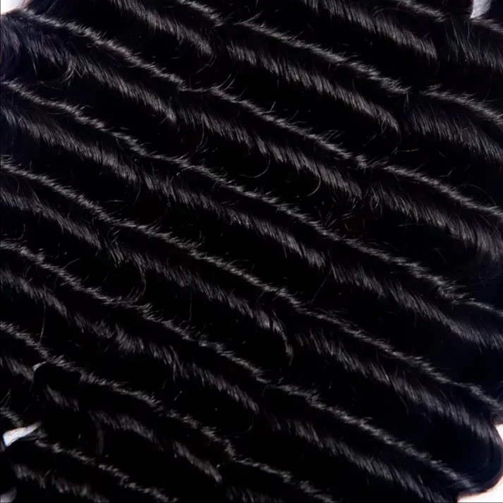 Remy Human Hair Deep Wave Extensions, Multiple Length Options - Image 5