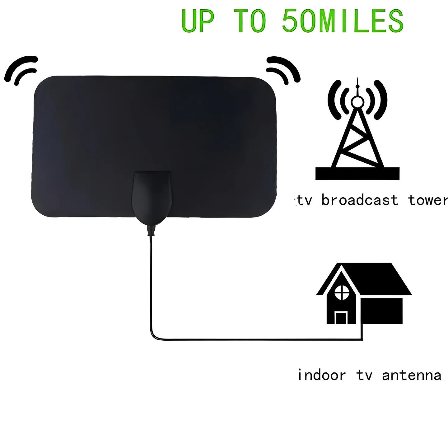 Indoor TV Antenna for Enhanced Signal Reception - Image 3
