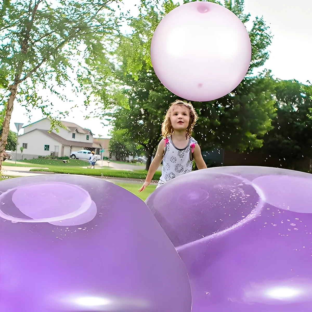 Reusable Inflatable Bubble Ball Toy for Play Activities - Image 7