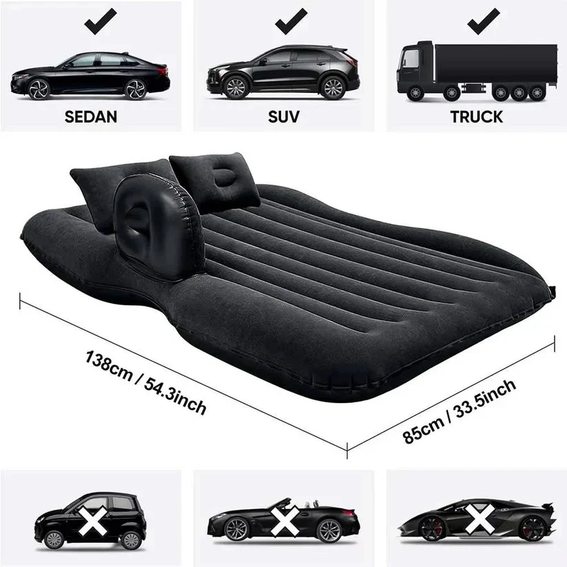 Inflatable Car Backseat Air Mattress for SUV, Truck and RV - Image 4