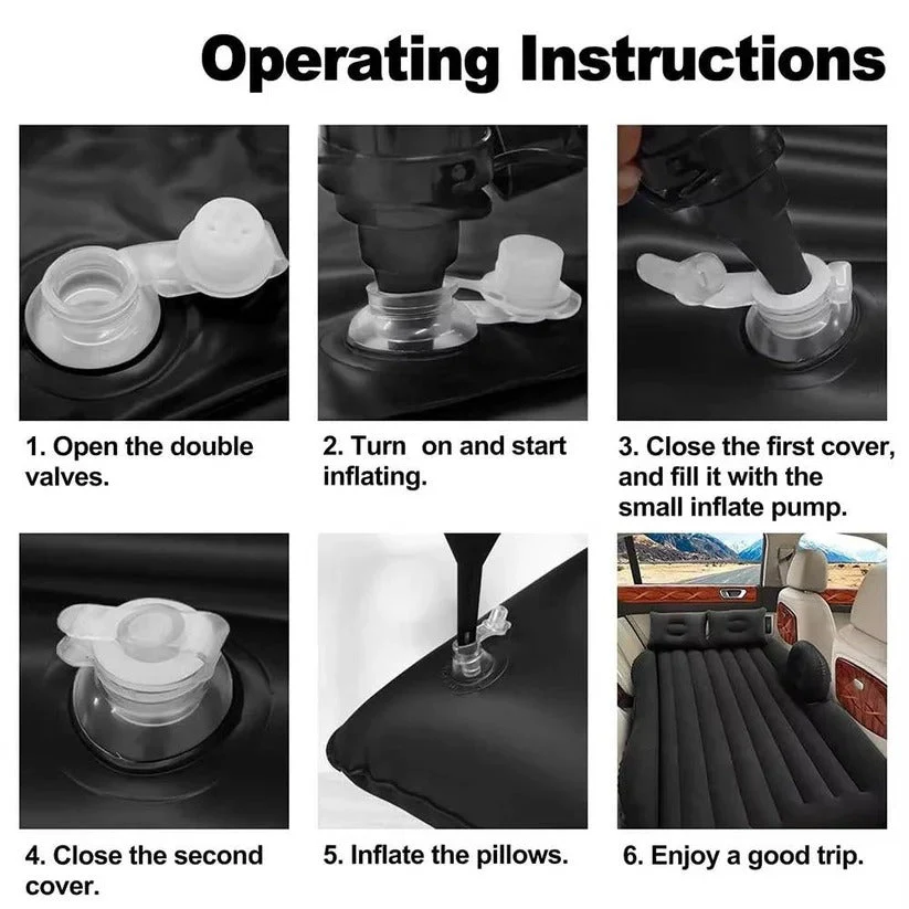 Inflatable Car Backseat Air Mattress for SUV, Truck and RV - Image 5