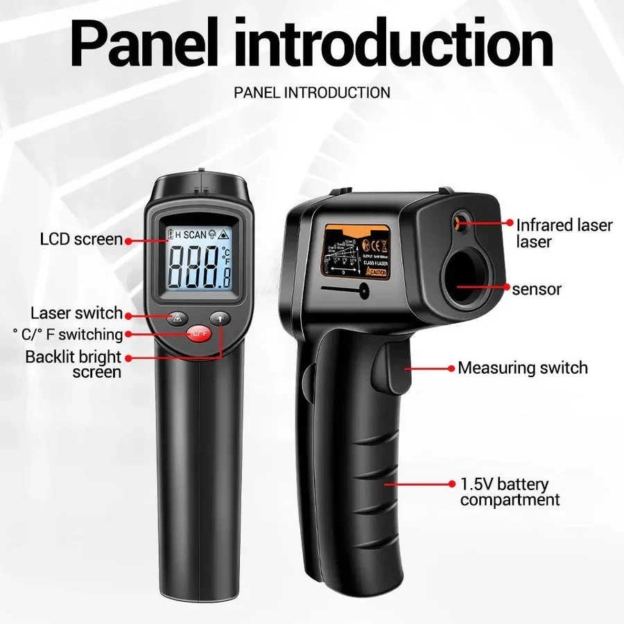 Infrared Laser Thermometer for Contact Free Measurement - Image 12
