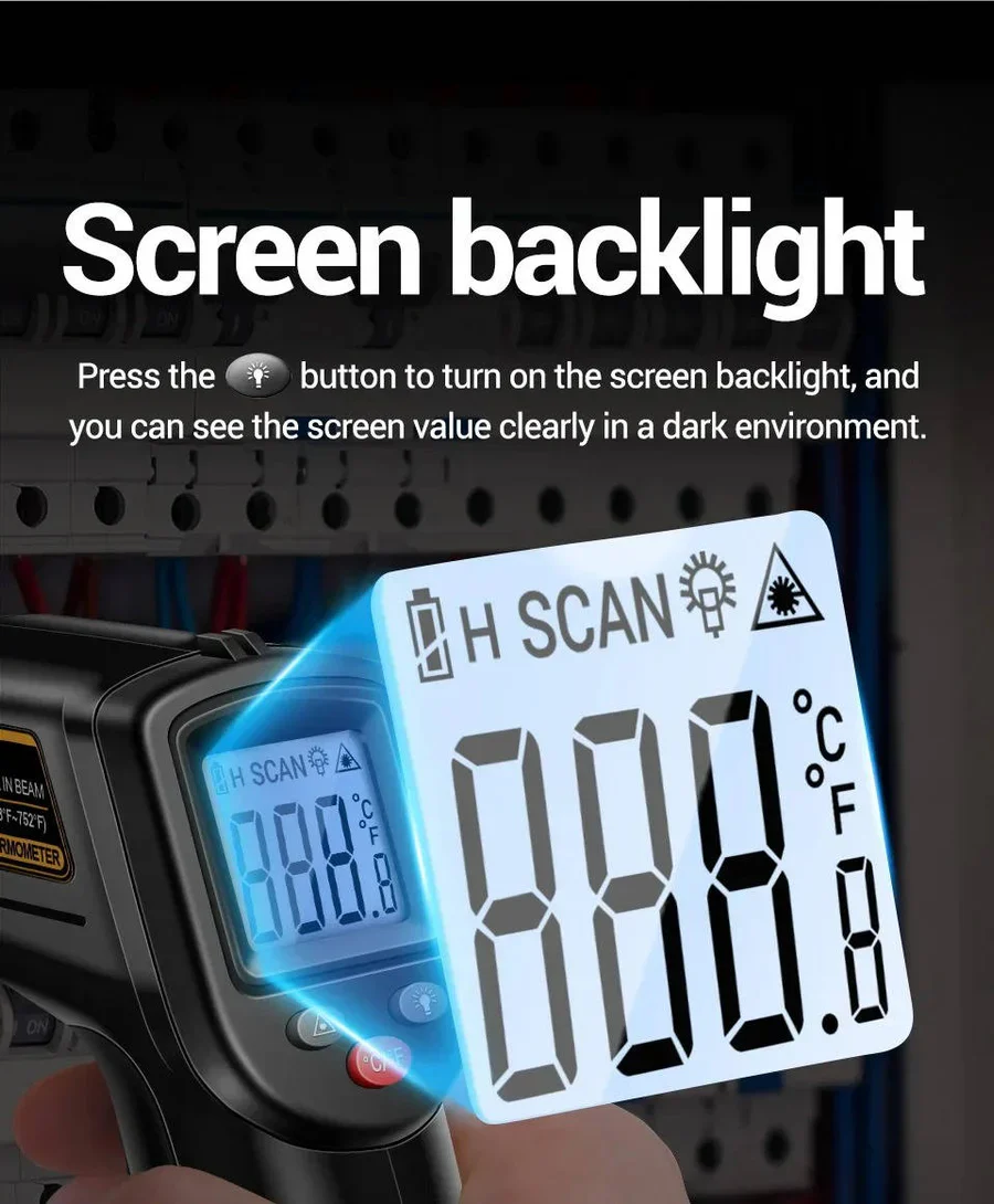 Infrared Laser Thermometer for Contact Free Measurement - Image 6
