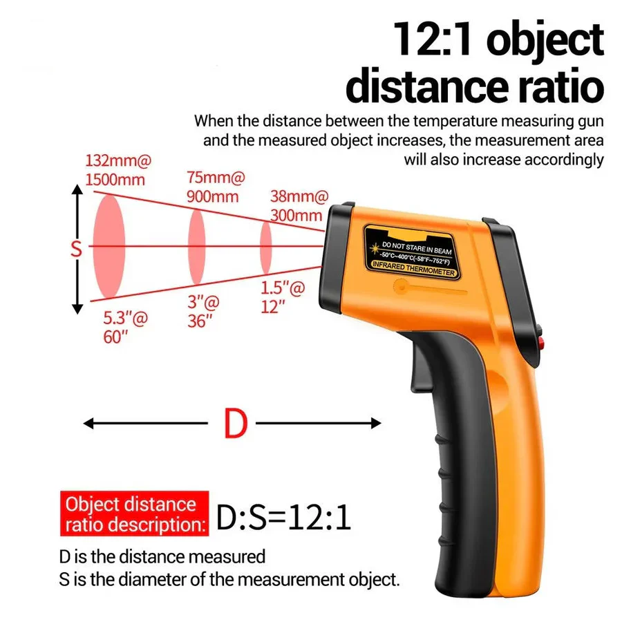 Infrared Laser Thermometer for Contact Free Measurement - Image 7