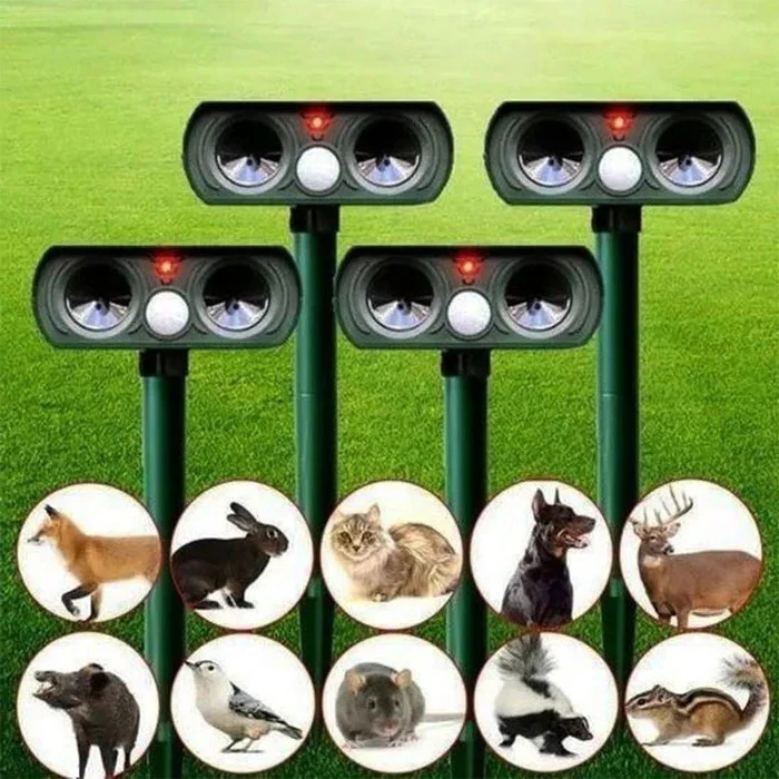 Infrared Motion Activated Solar Animal Repeller for Garden Protection - Image 2