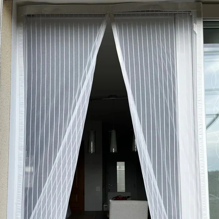 Magnetic Door Net with Mesh and Adhesive Mounting - Image 3