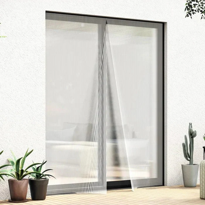 Magnetic Door Net with Mesh and Adhesive Mounting - Image 7