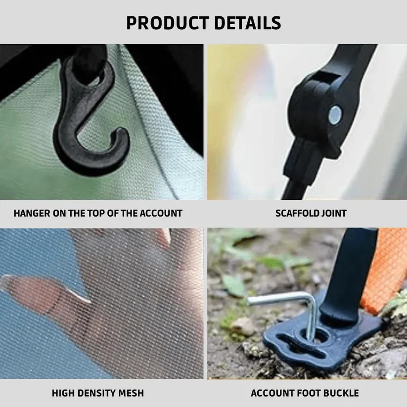 Instant Pop Up Tent with Built In Frame Structure - Image 6