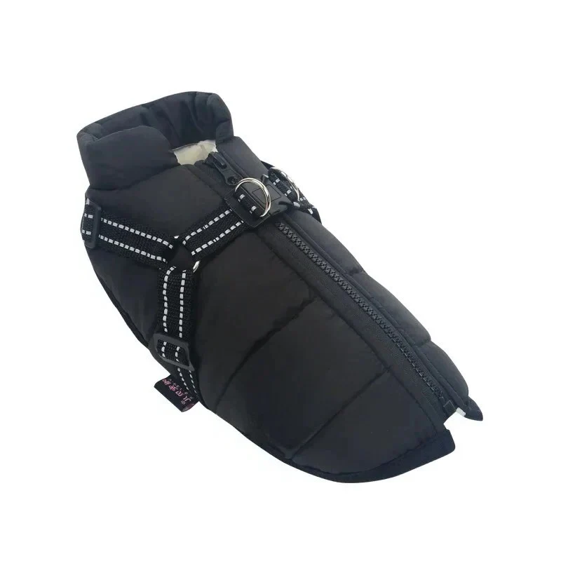 Insulated Dog Coat with Built In Harness for Cold Weather - Image 2