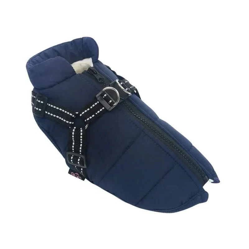 Insulated Dog Coat with Built In Harness for Cold Weather - Image 5