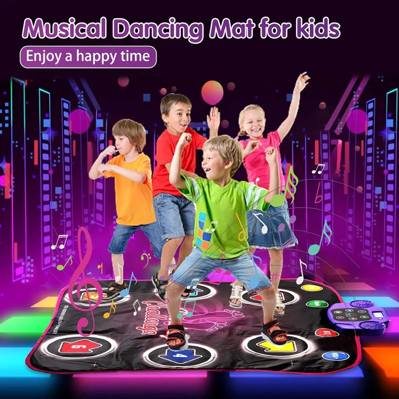 Interactive Dance Mat with 5 Levels of Fun and Challenges for Kids - Image 2