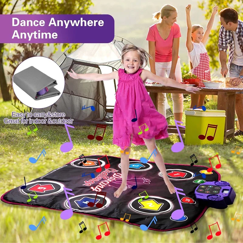 Interactive Dance Mat with 5 Levels of Fun and Challenges for Kids - Image 3