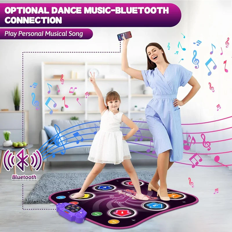 Interactive Dance Mat with 5 Levels of Fun and Challenges for Kids - Image 6