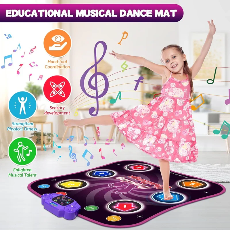 Interactive Dance Mat with 5 Levels of Fun and Challenges for Kids - Image 7