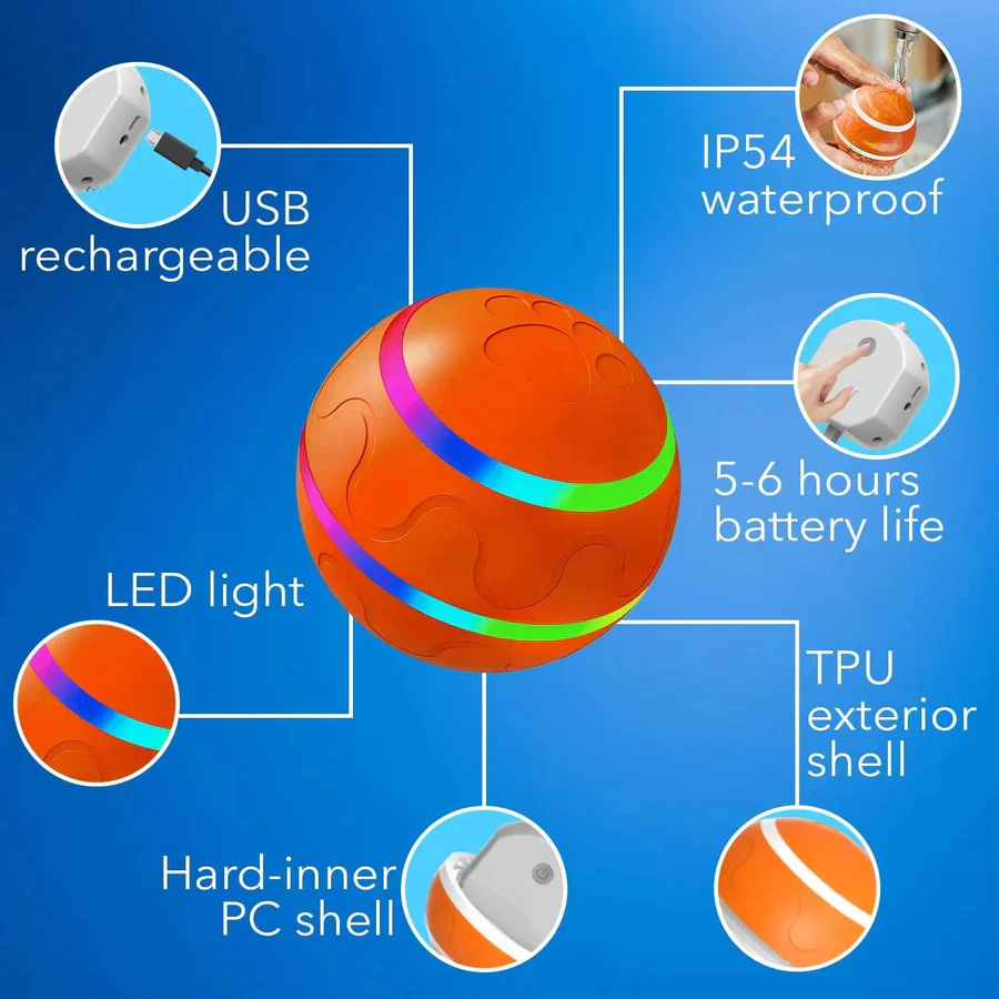 Interactive Dog and Cat Ball Toy - Image 5