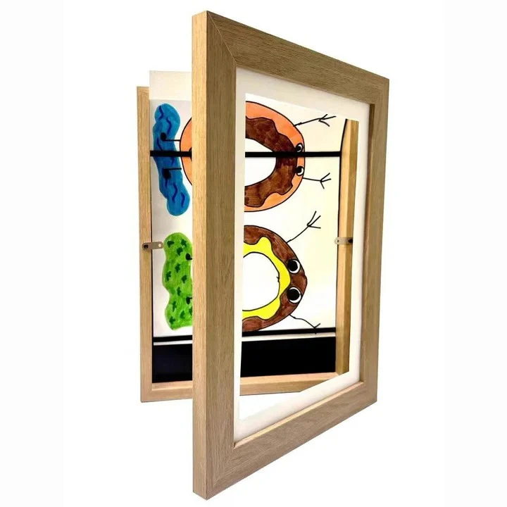 Kids Artwork Storage Frame, Up to 150 Drawings - Image 3