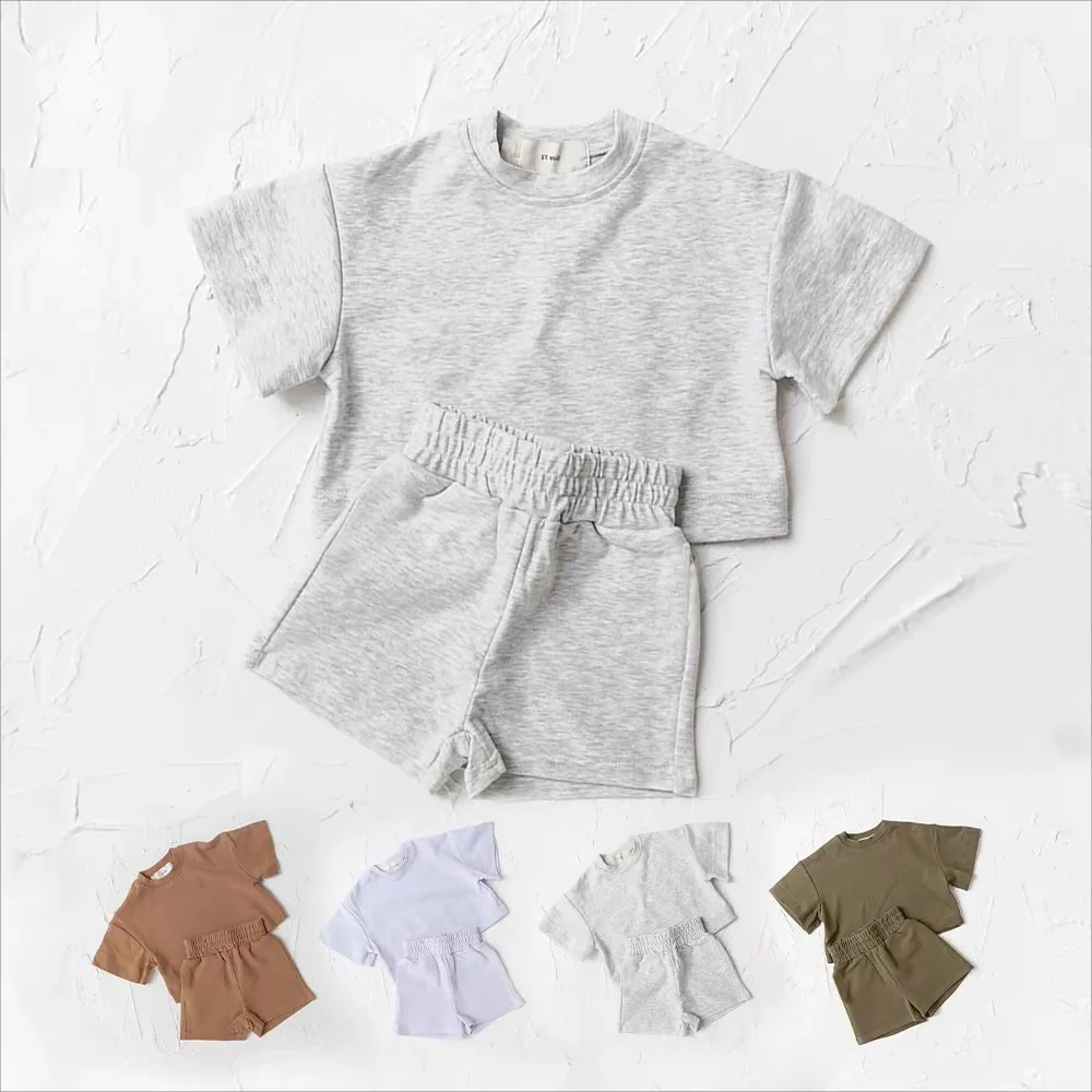 Kids Summer Outfit – Set of 2, T-Shirt and Shorts - Image 2