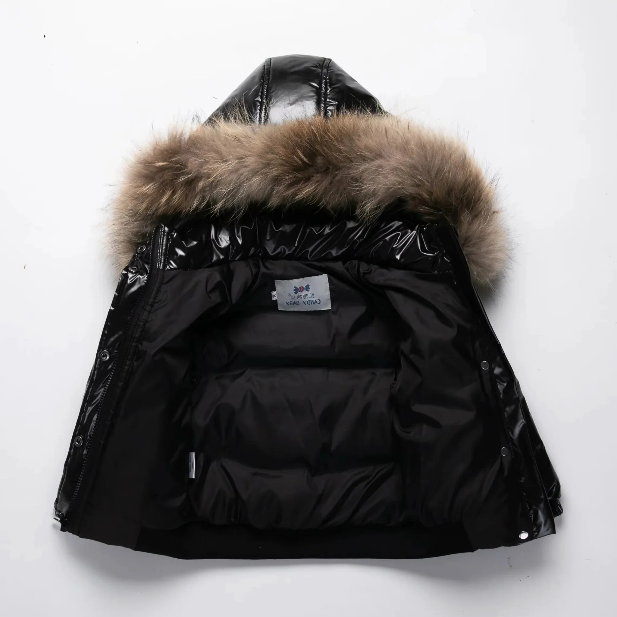 Kids Waterproof Down Parka – Winter Coat with Fur Hood - Image 6