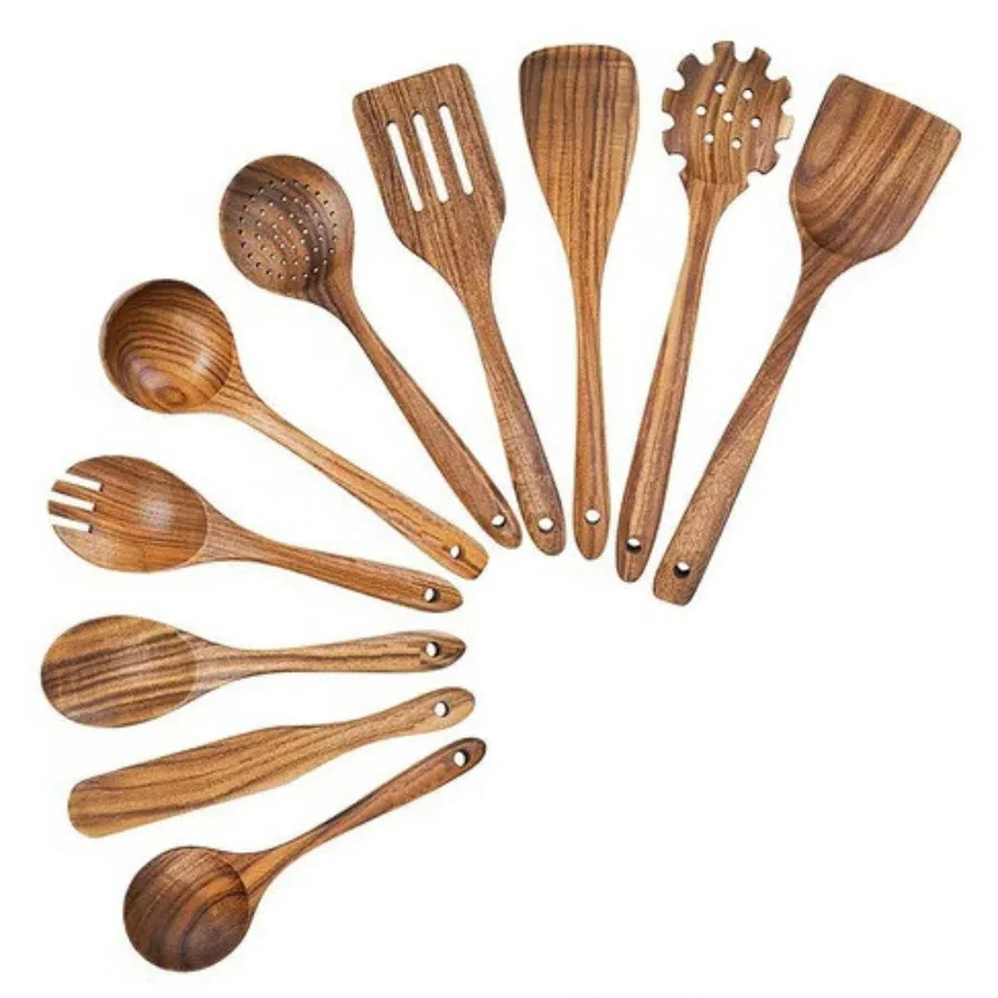Kitchen Set Made of Natural Teak Wood - Image 8