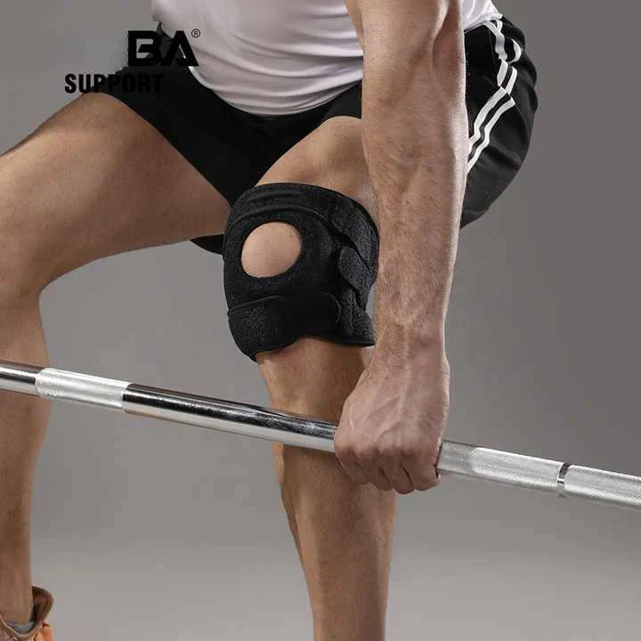 Knee Support Brace with Adjustable Straps for Running and Workout - Image 2