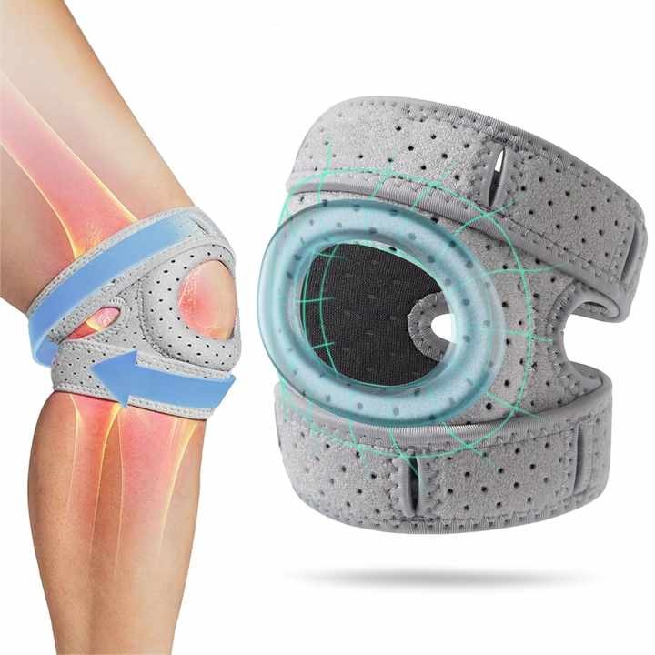 Knee Support Brace with Adjustable Straps for Running and Workout - Image 5