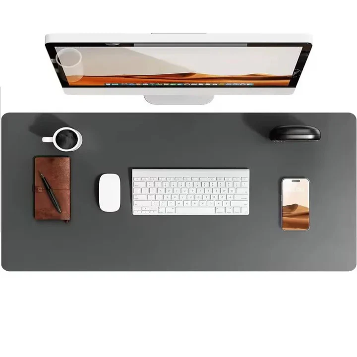 PU Leather Desk Mat With Textured Backing Surface for Workspace - Image 2