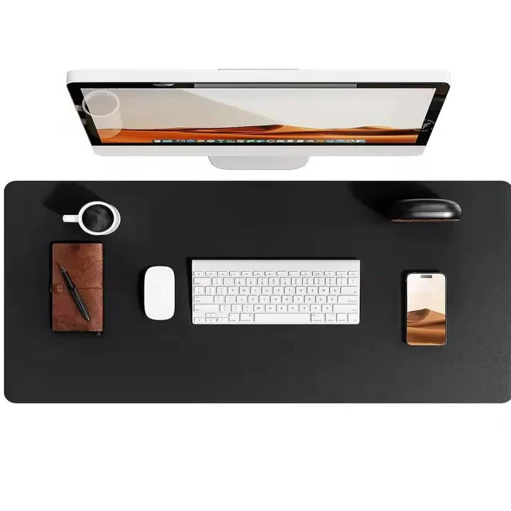PU Leather Desk Mat With Textured Backing Surface for Workspace - Image 3