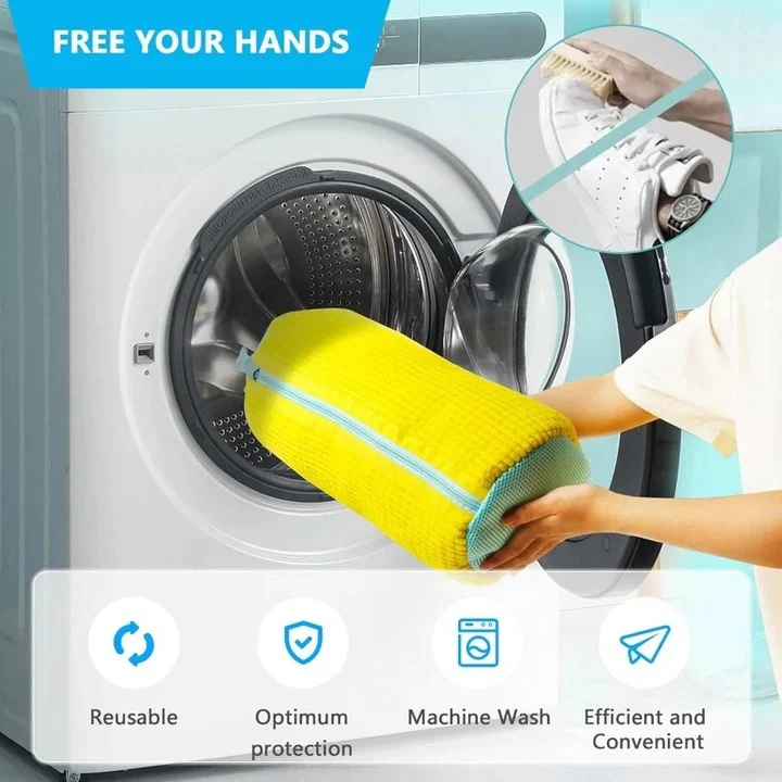 Laundry Footwear Pouch and Shoe Washing Bag - Image 3