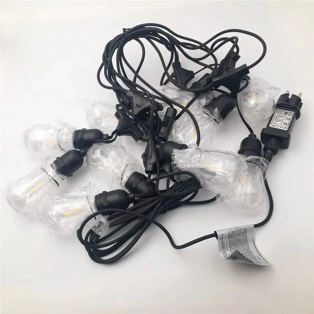 Outdoor LED String Lights with Edison Style Bulbs - Image 5