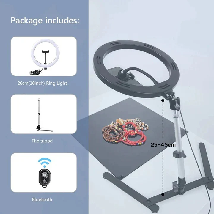 LED Ring Light Tripod Set for Photography and Video Recording - Image 2