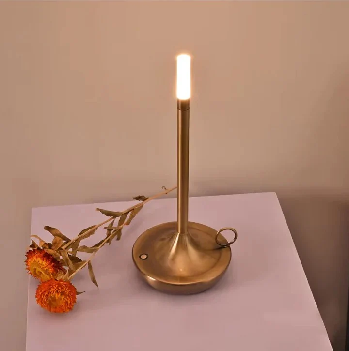 LED Touch Table Lamp with Rechargeable Battery for Home Use - Image 2