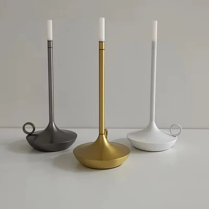 LED Touch Table Lamp with Rechargeable Battery for Home Use - Image 3