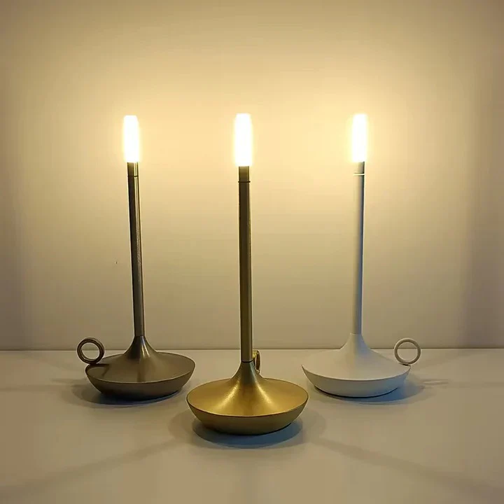 LED Touch Table Lamp with Rechargeable Battery for Home Use - Image 4