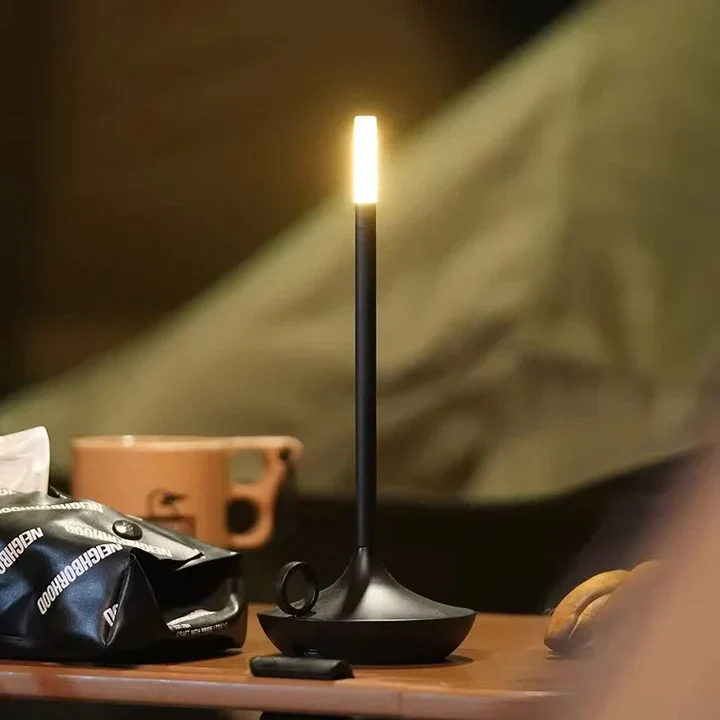 LED Touch Table Lamp with Rechargeable Battery for Home Use - Image 5