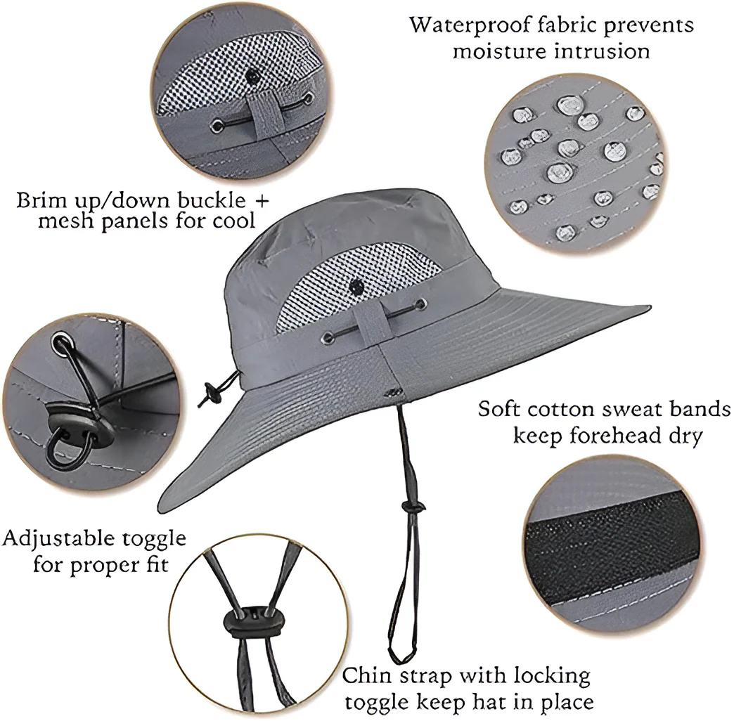 Lightweight Breathable Sun Hat for Men - Image 8