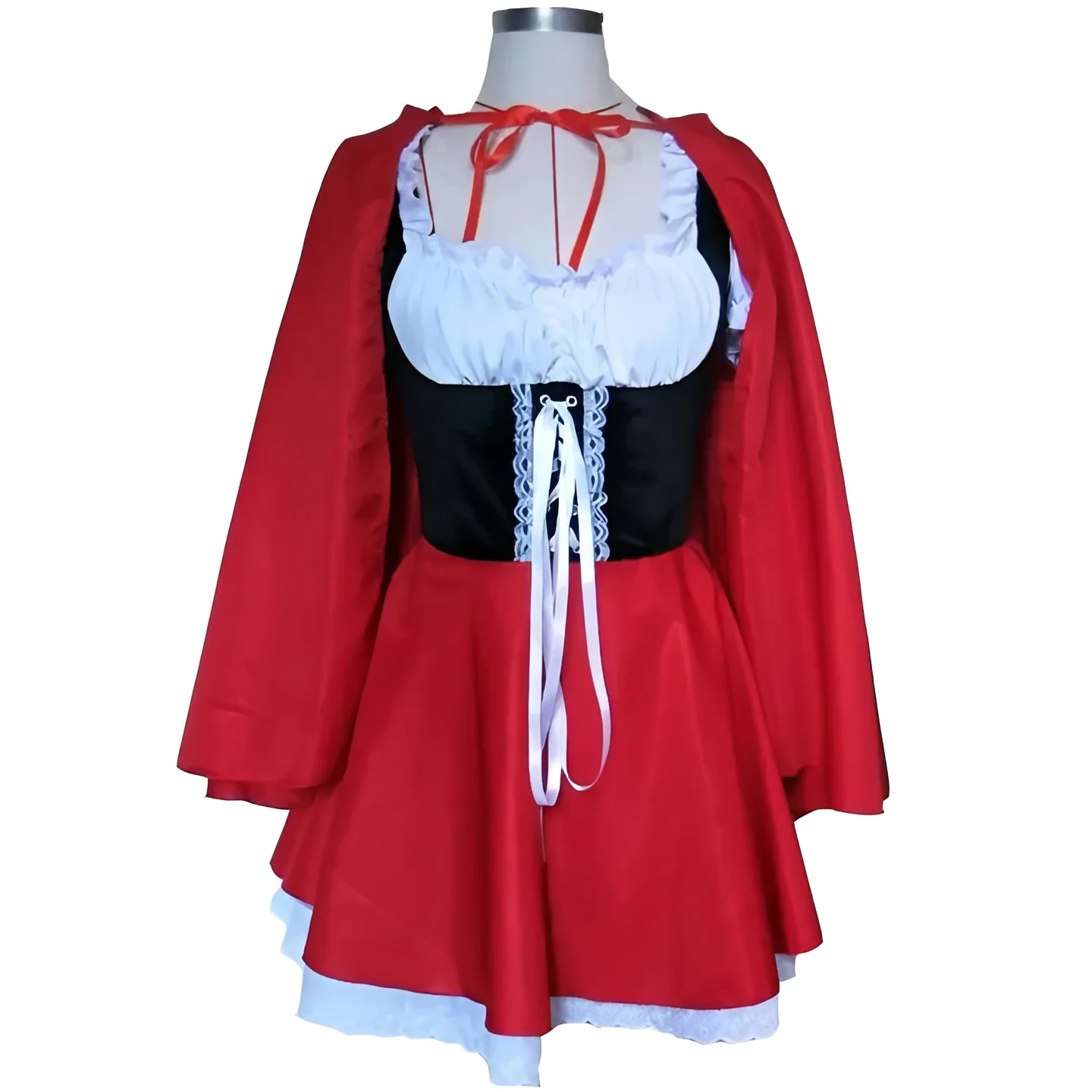 Little Red Hood Costume Dress for Women - Image 2